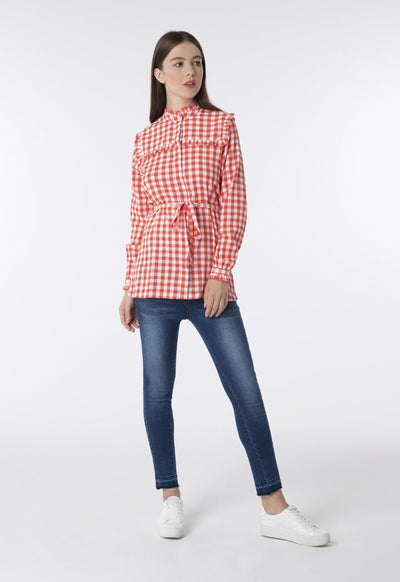 Checkered Long Sleeve Shirt