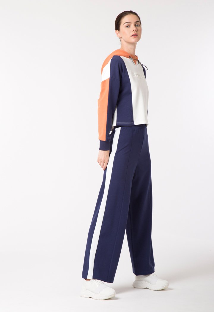 Side Tape Jersey Culottes - Fresqa