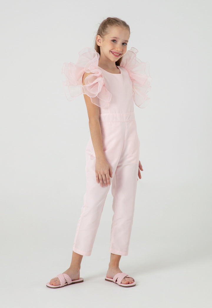 Organza Butterfly Sleeve Jumpsuit