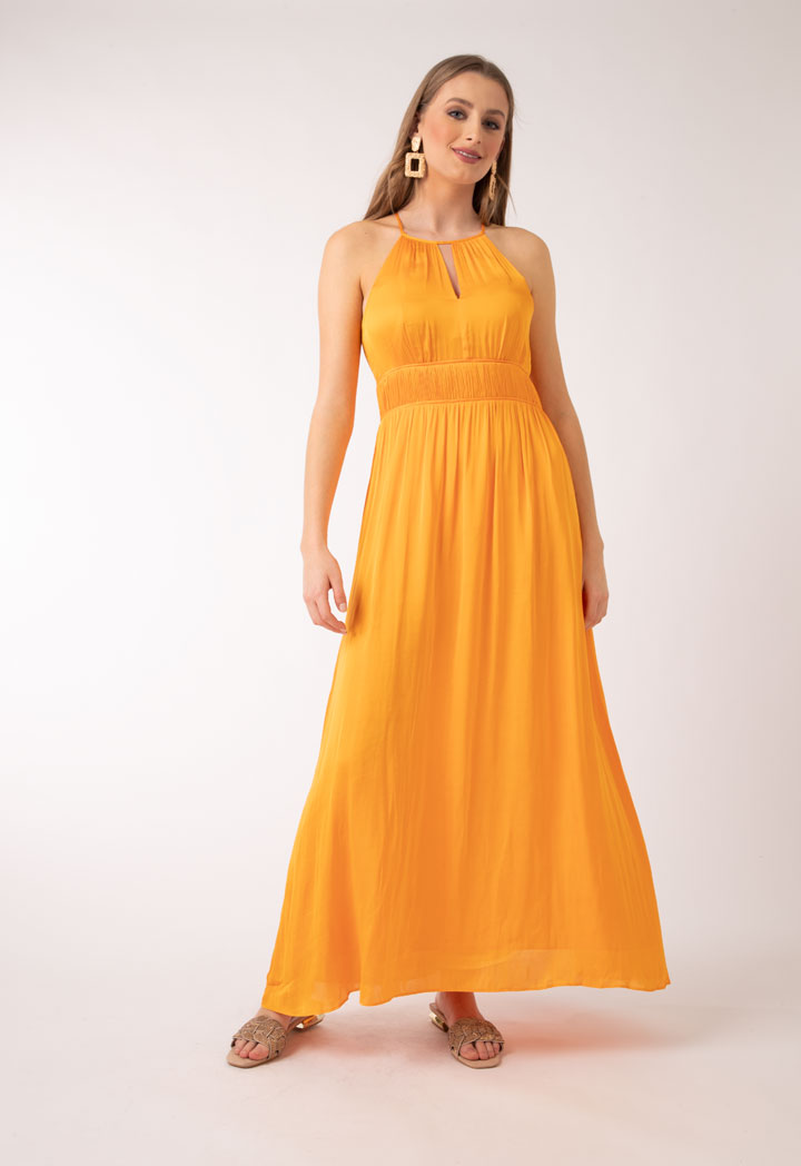 Halter Neck Maxi Dress