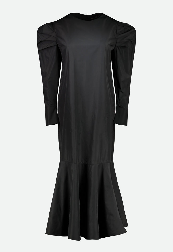 Puff Sleeve Maxi Dress