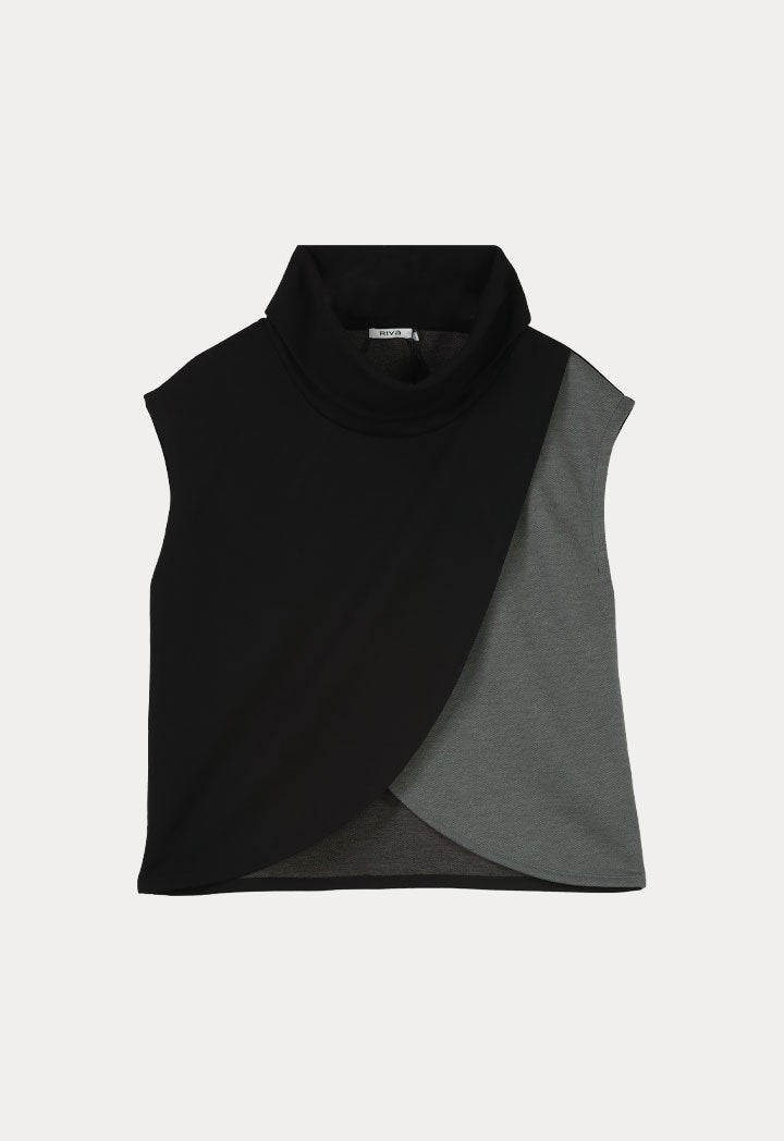 Petal Shaped Piquet Jersey Top