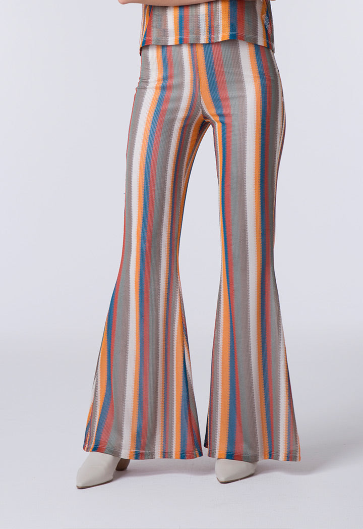 Flare Stripe Pants