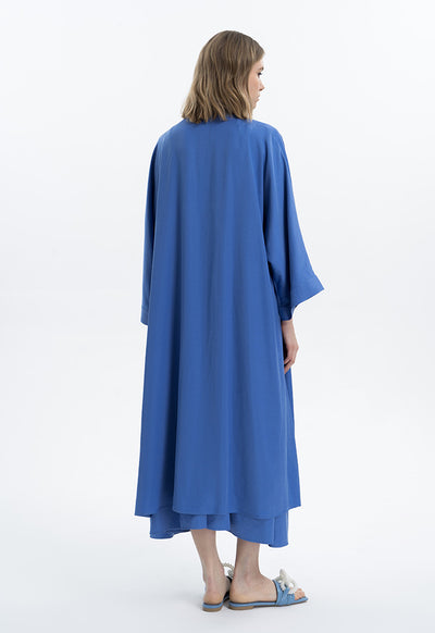 Open Solid Kimono Abaya