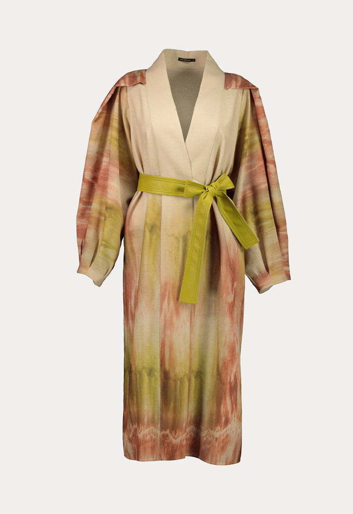 Tie Dye Pattern Kimono