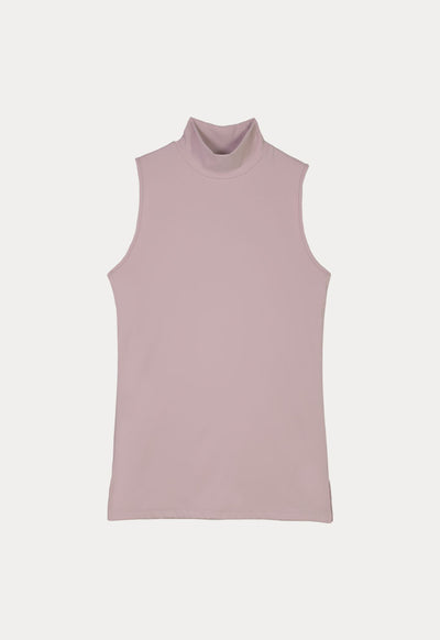 High Neck Sleeveless Basic Top