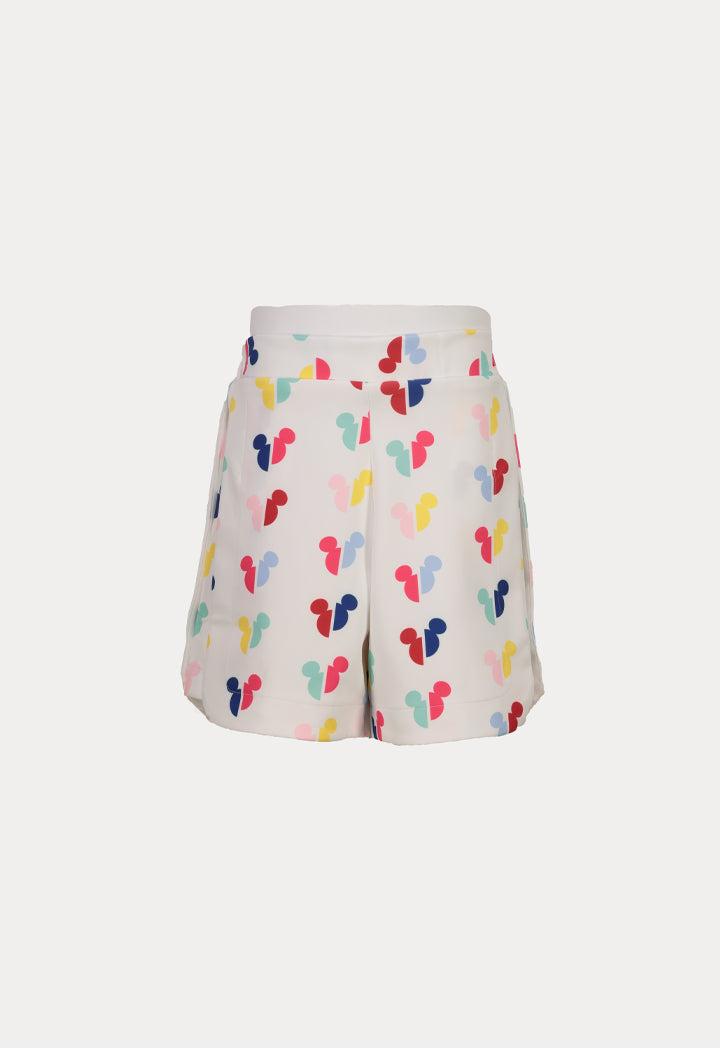 Disney Flap Overlay Printed Shorts