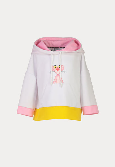 Pink Panther Kangaroo Pocket Hoodie Blouse