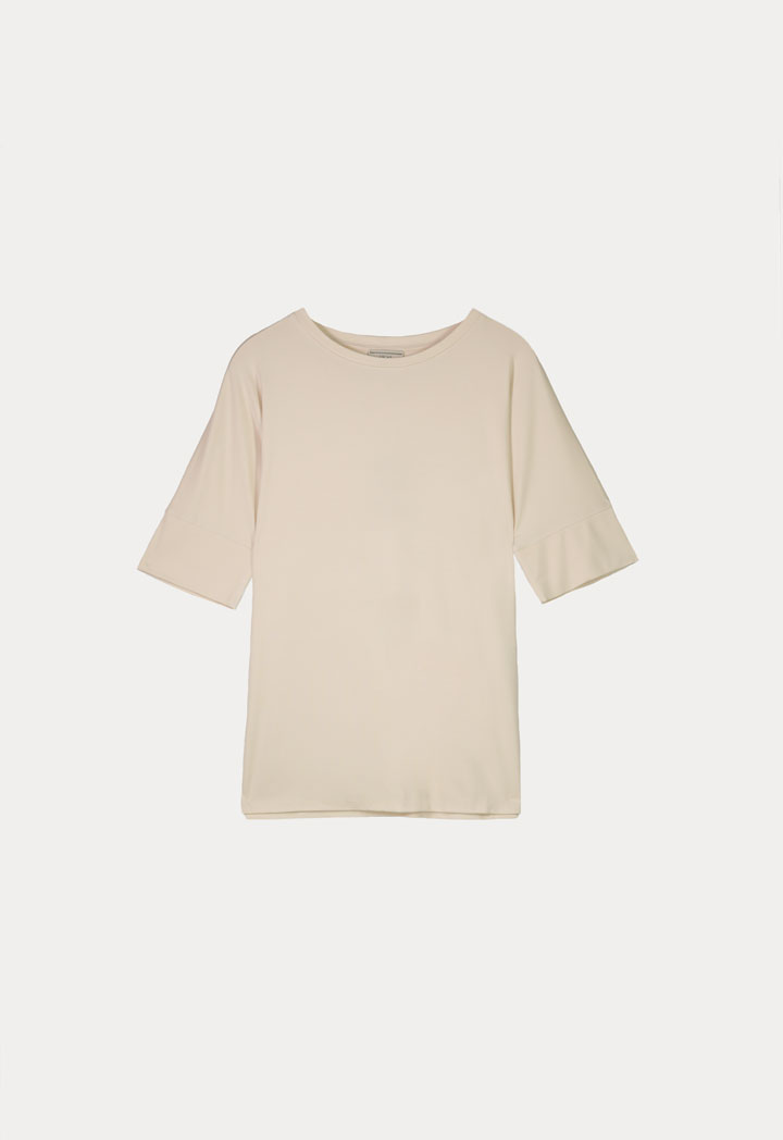 Round Neck Solid Basic Top