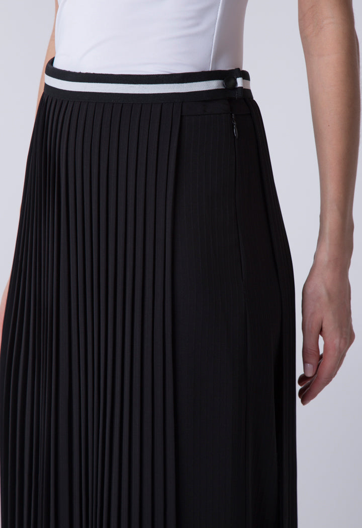 Pleated Wrap Trouser