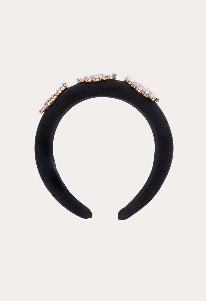 Stud Embellished Wide Headband