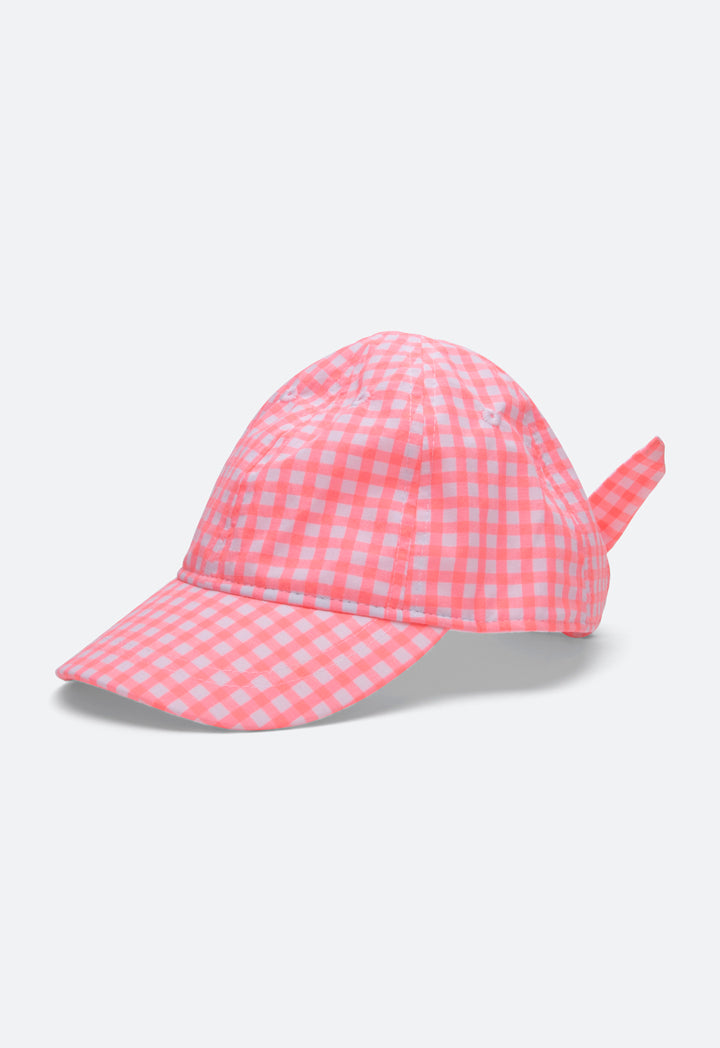 Checkered Neon Baseball Hat