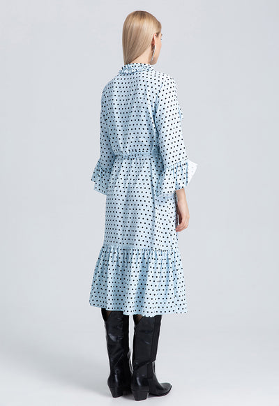 Allover Polka Dots Dress