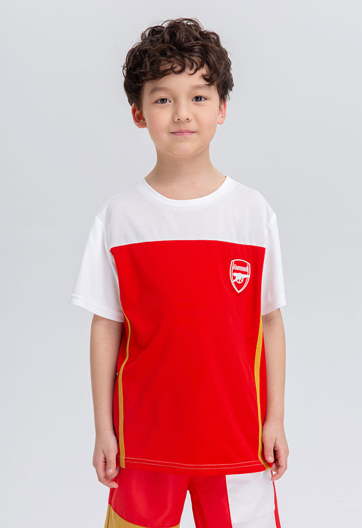 Arsenal Color Block Round Neck T-Shirt