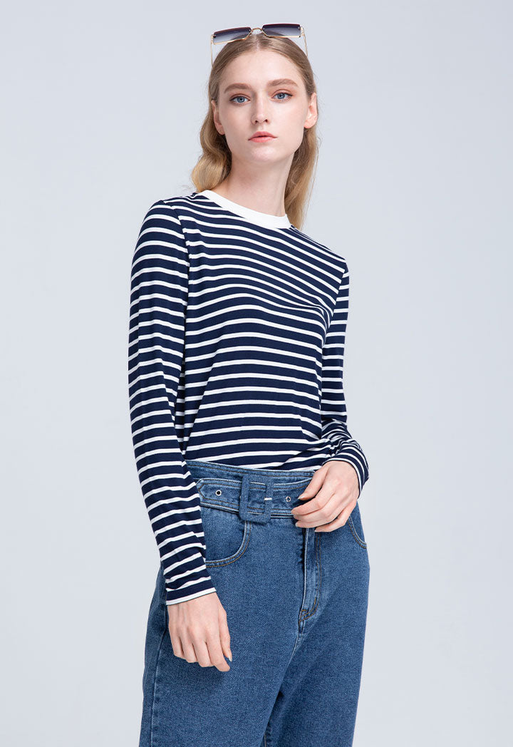 Contrast Striped T-Shirt