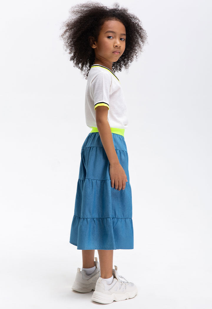 Mickey Mouse Tiered Culottes Pants