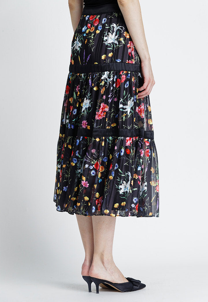 multicolor-floral-printed-skirt