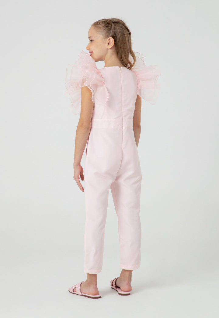 Organza Butterfly Sleeve Jumpsuit