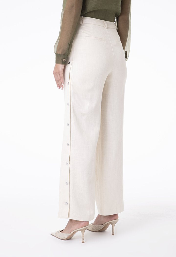 Linen High Waist Trouser