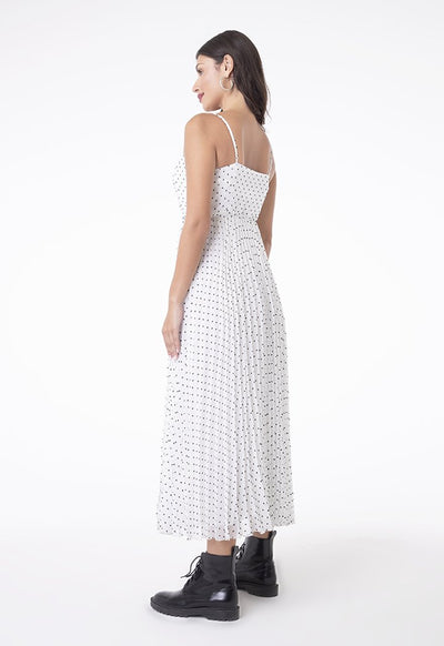Strappy Pleated Dress