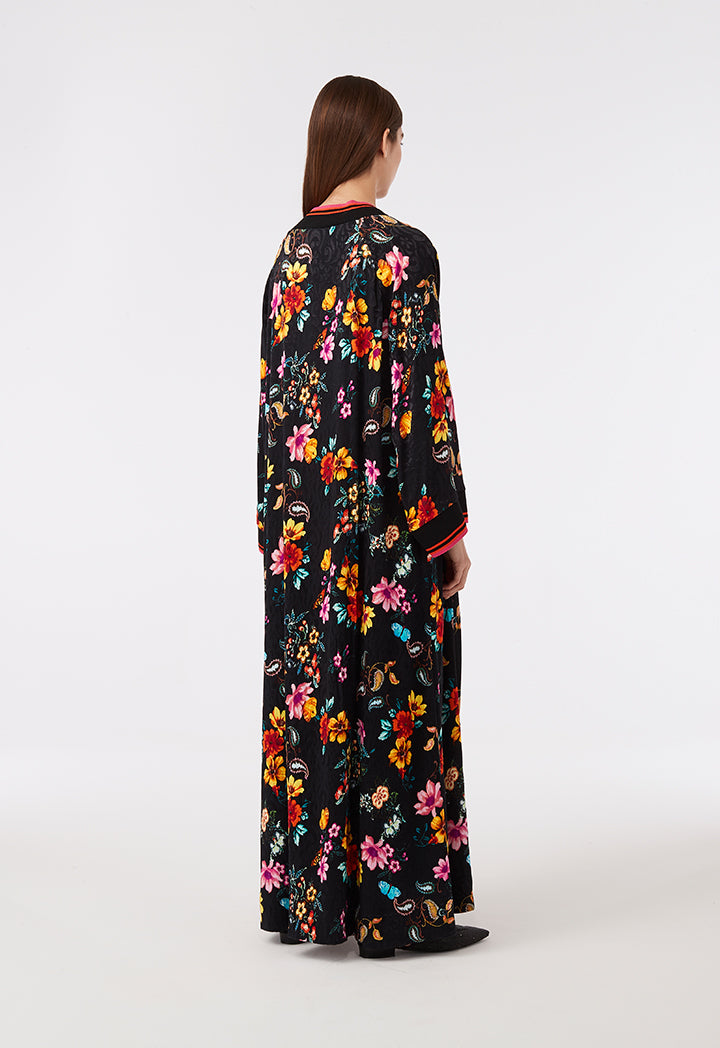 Dark Floral Outerwear