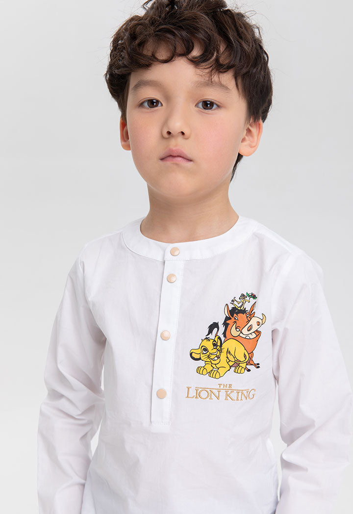 Disney The Lion King Mandarin Collar Shirt