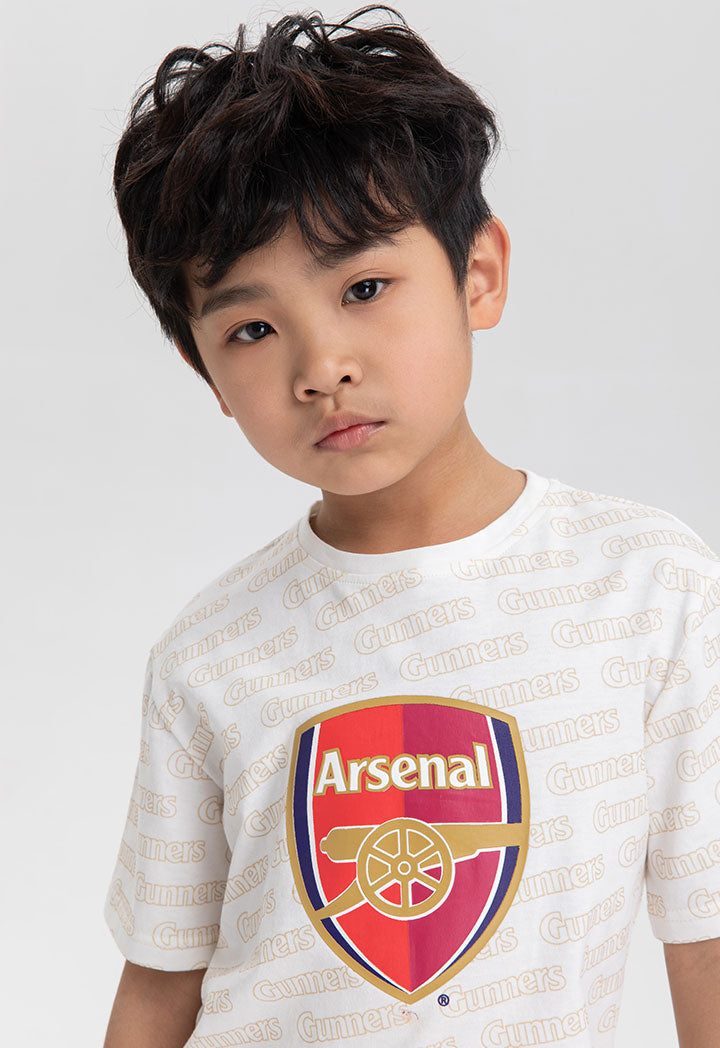 Arsenal Printed Round Neck T-Shirt