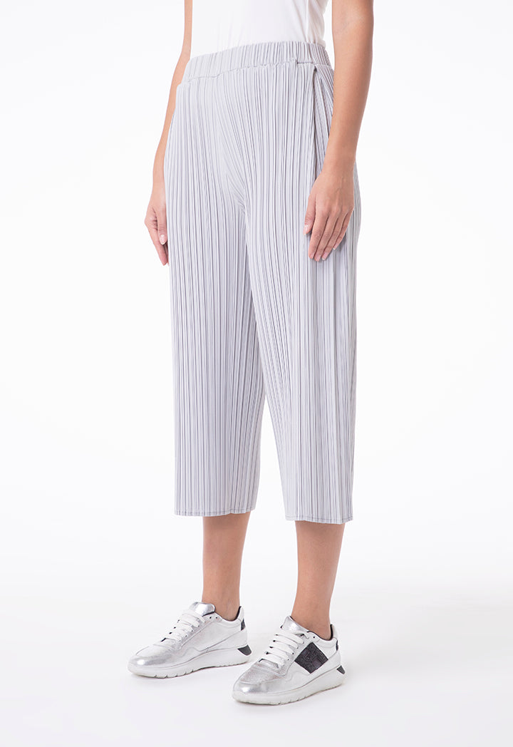 Straight Leg Pleated Trouser