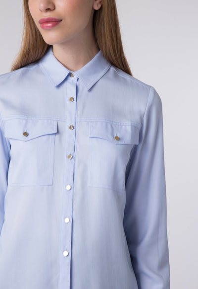 Solid Button Shirt