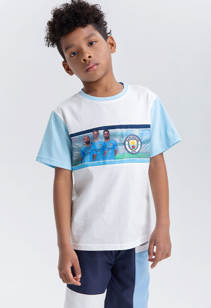 Manchester Front Print Crew Neck T-Shirt