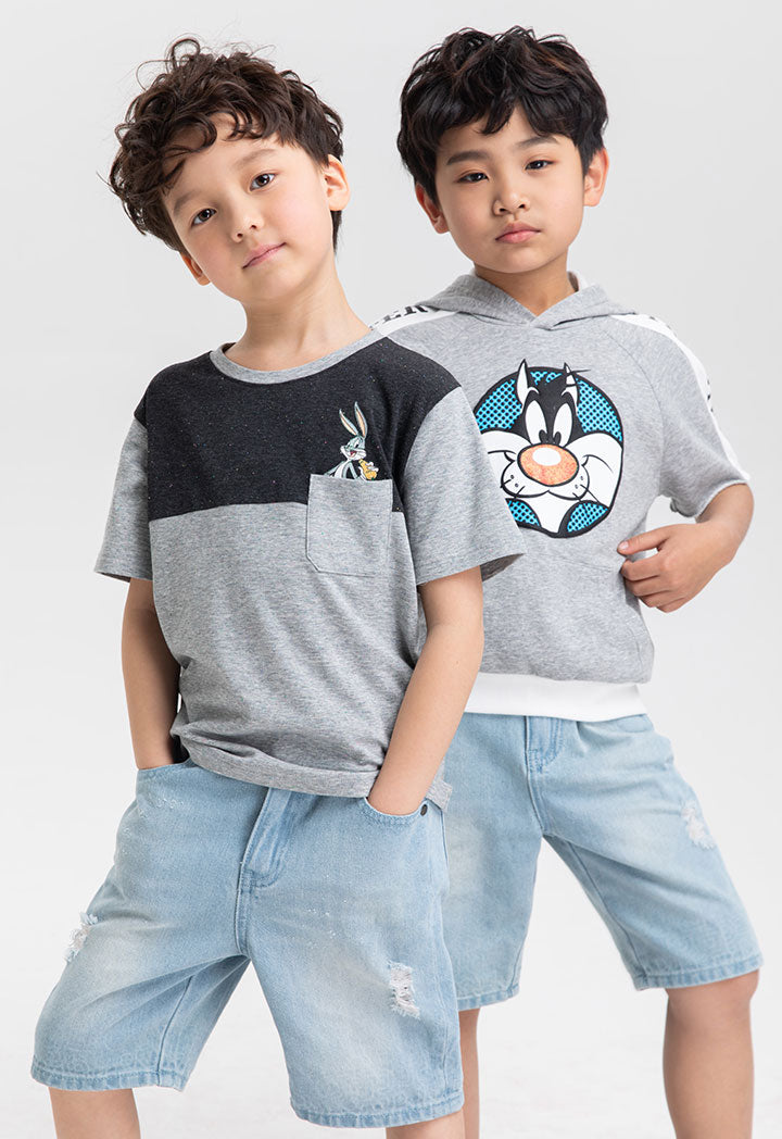 WB Looney Tunes Upper Panel Melange T-Shirt