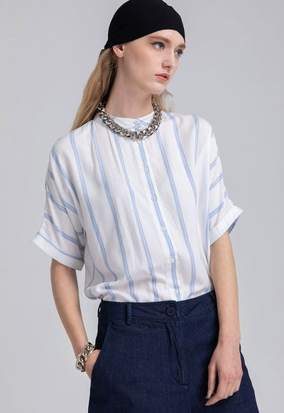 Contrast Striped Shirt