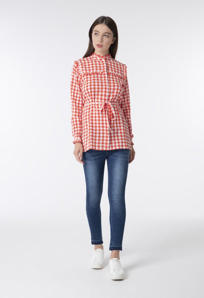 Checkered Long Sleeve Shirt