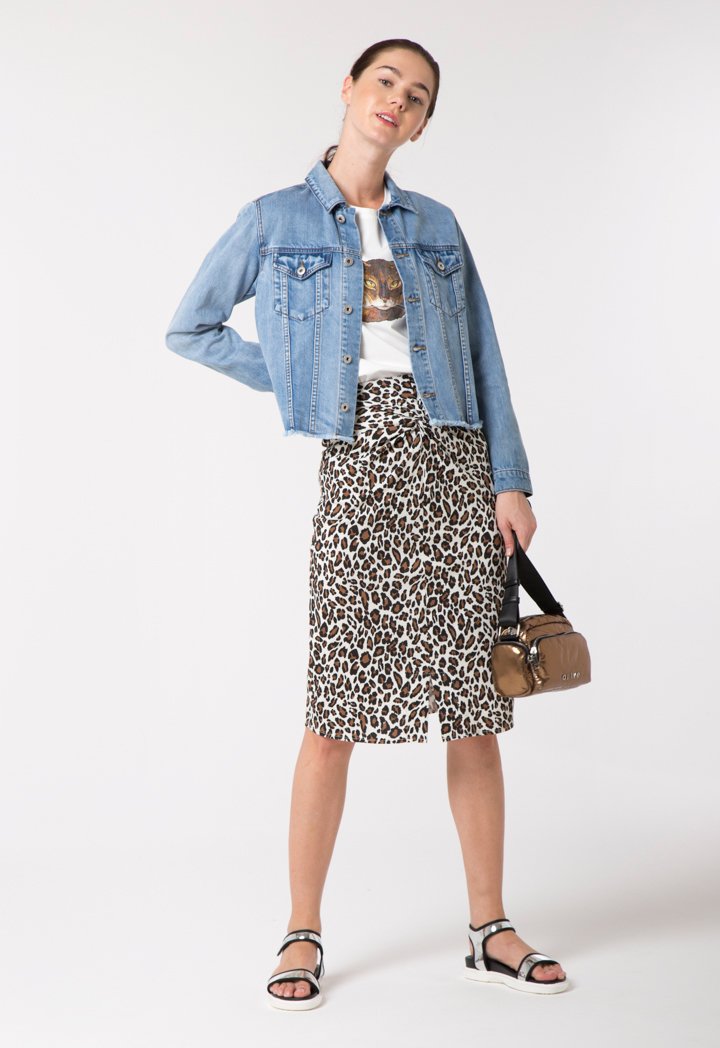 Animal Print Skirt - Fresqa