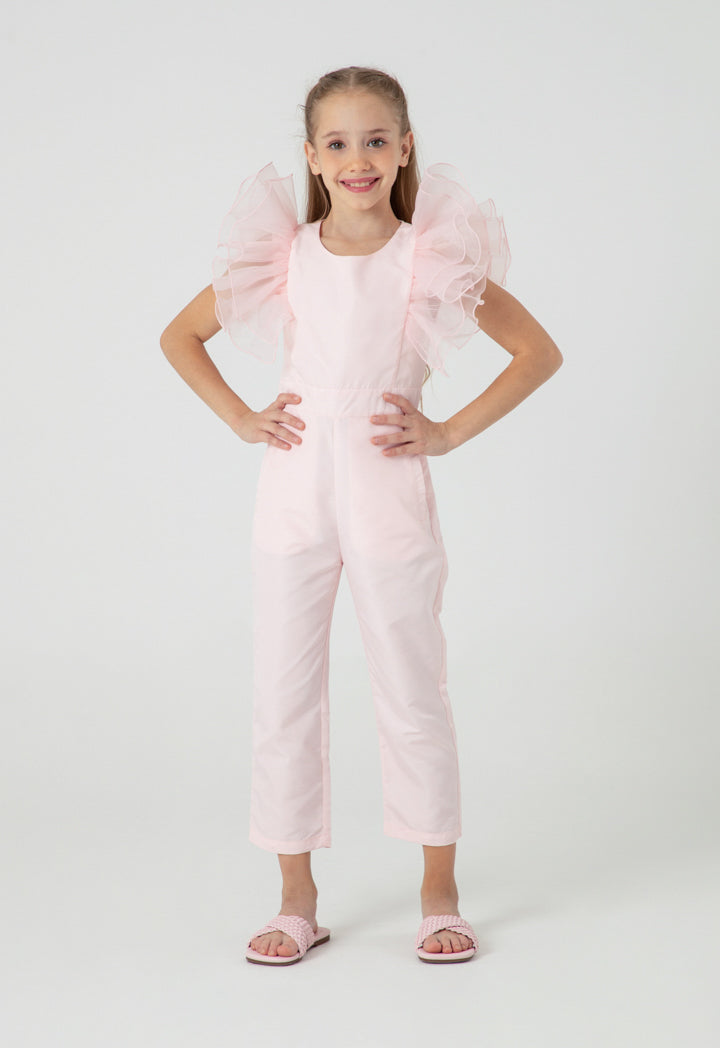 Organza Butterfly Sleeve Jumpsuit