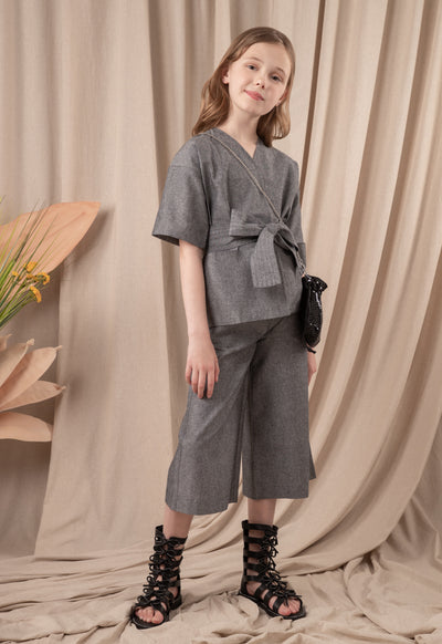 Straight Fit Linen Culottes