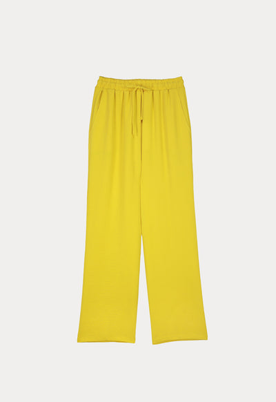 Elacticated Waist Solid Culottes