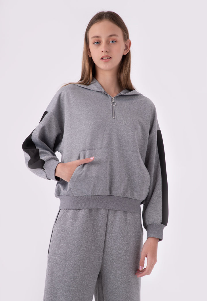 Hoodie Kangaroo Pocket Sweatshirt Blouse