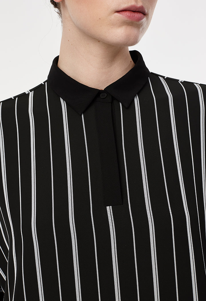 Irregular Stripes Abaya