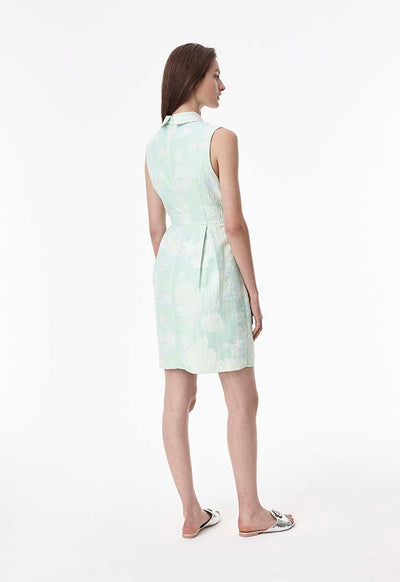 Jacquard Sleeveless Dress