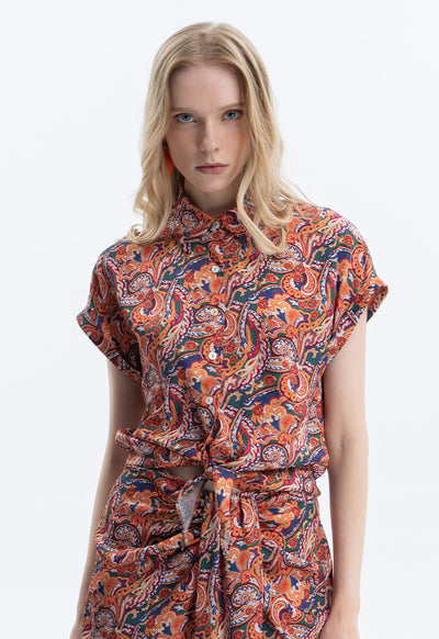 All Over Paisley Printed Shirt