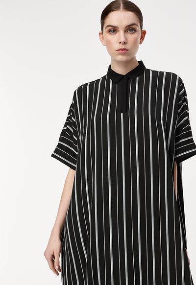 Irregular Stripes Abaya