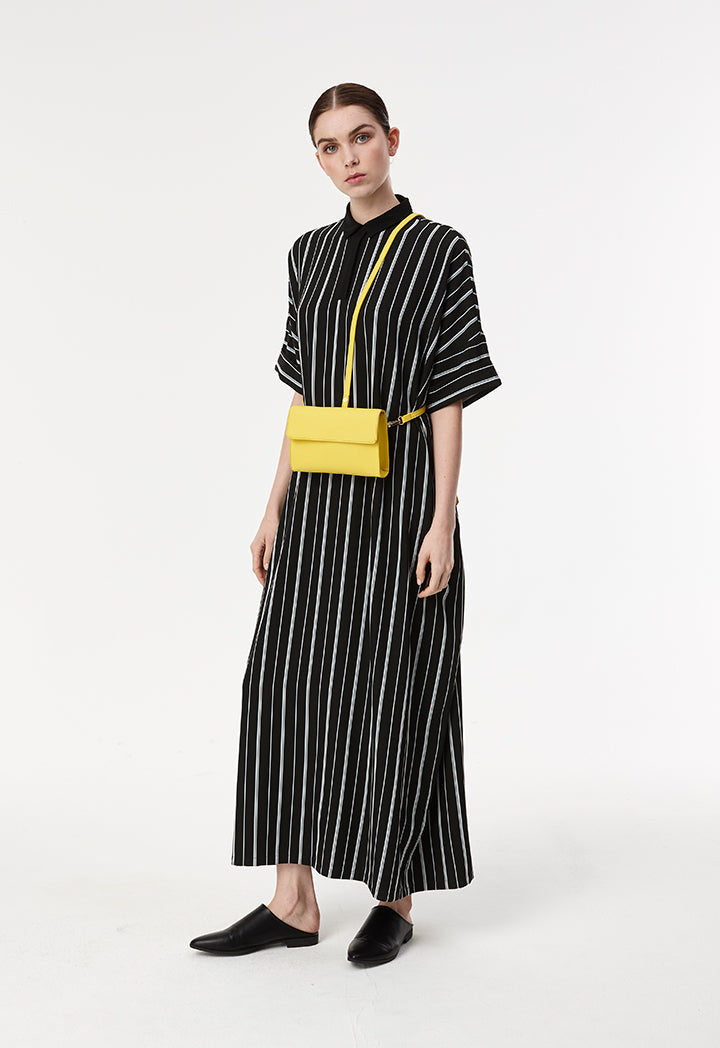 Irregular Stripes Abaya