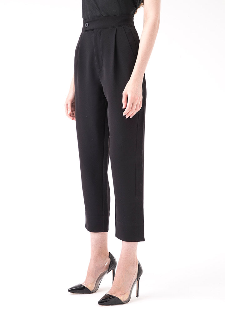 High Waist Crepe Trouser