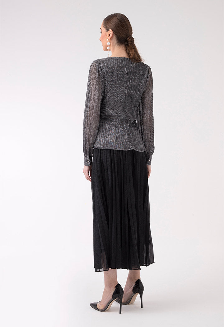 pleated-metallic-top